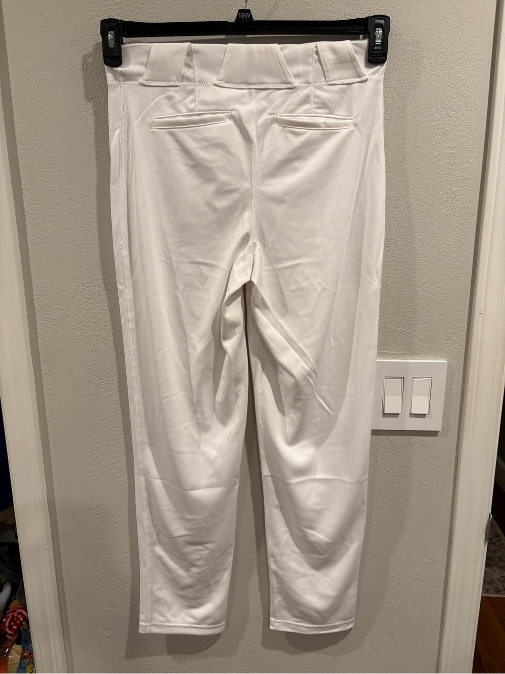 Nike Full Length Baseball Pants Solid White Youth Size XS 6/7 HQ7400-100 New - Picture 4 of 13